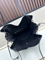 Y Soft-Grain Leather Tote Bucket Bag