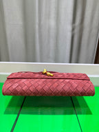 Frosted Leather Evening Handbag
