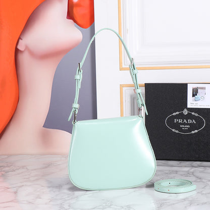 Pr*da Cl*eo Mini Bag in Brushed Leather - Your Modern Elegance Essential!