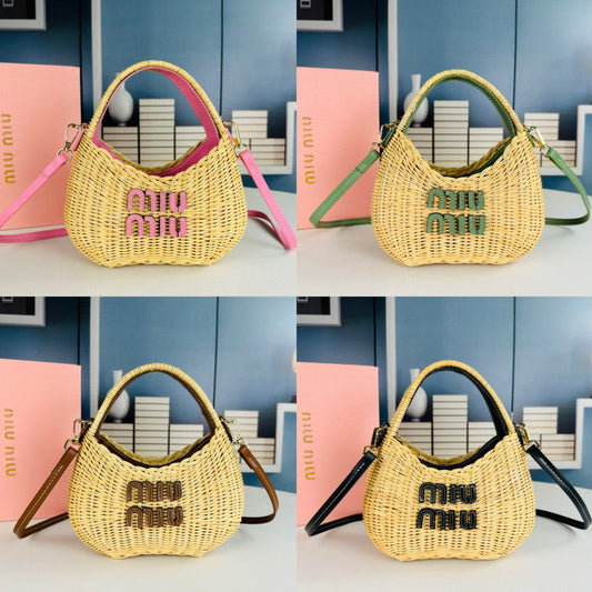 Miu*mi♡ Basket Straw Bag