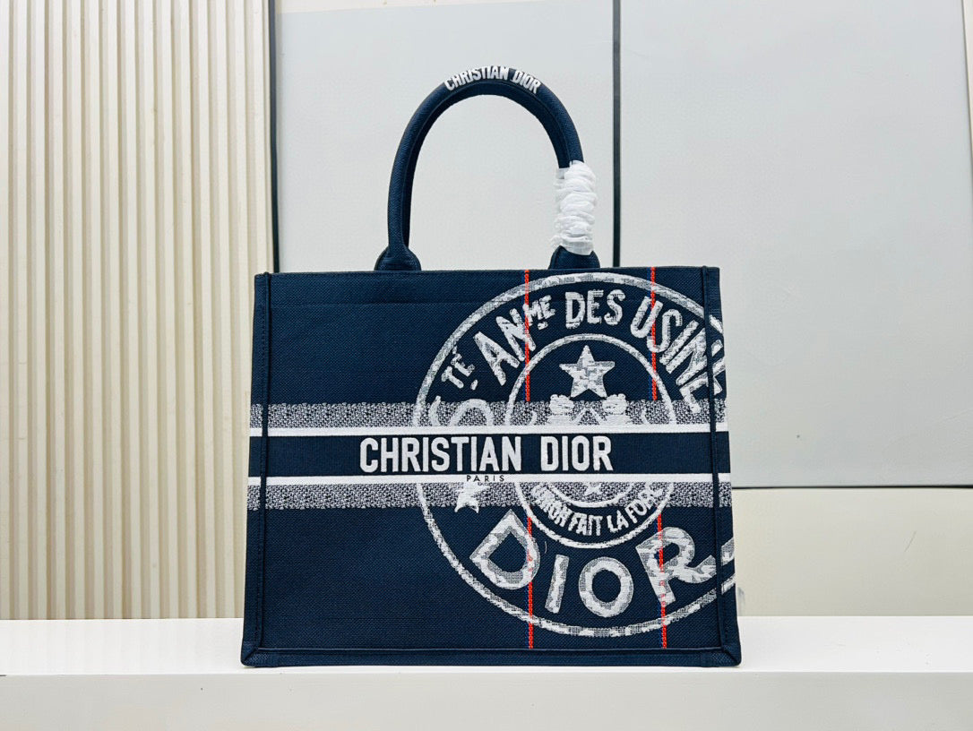 D!or Book Tote ( POSTAGE STAMP)