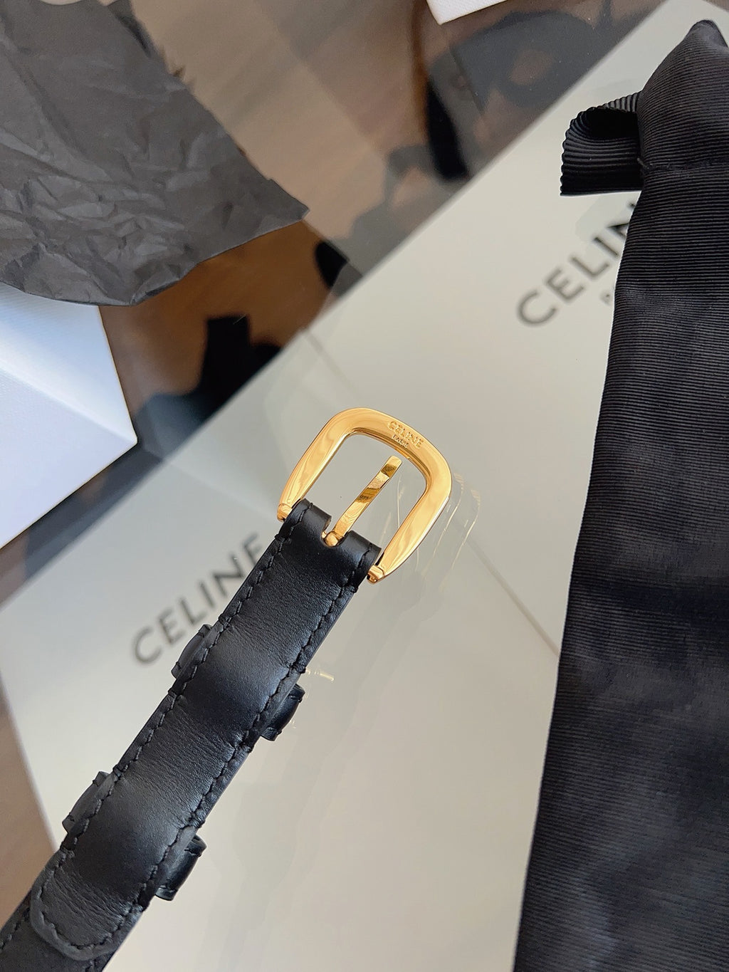 Vivienne Taurillon Belt | 18mm