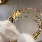 T-Brand Double T Open Cuff Bracelet