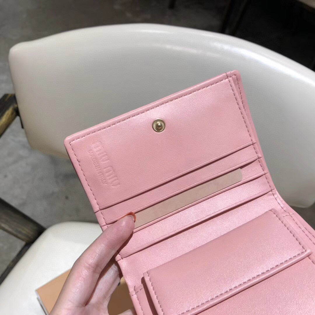 M*u**M*u Black Pink Wallet