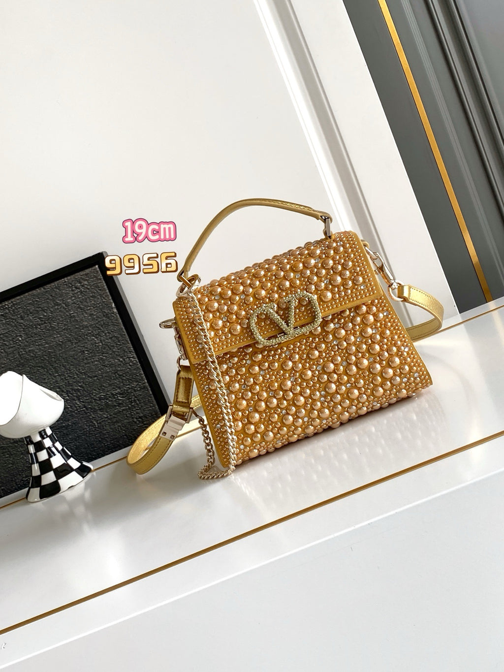 V-SLING Mini Crystal Bag | 9956 MTX