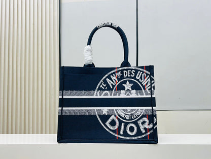 D!or Book Tote ( POSTAGE STAMP)