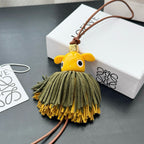 Puzzle Polka Dot Charm | Calfskin &  Acetate