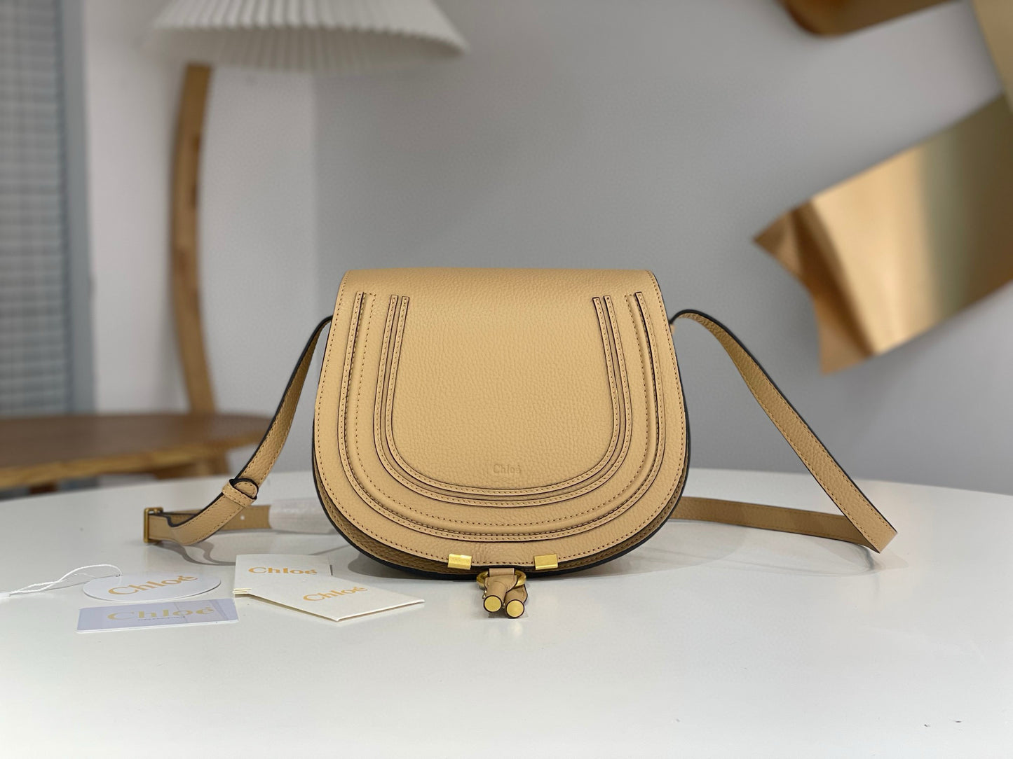 Ch*l0é MARCIE SMALL SADDLE BAG : Top Quality