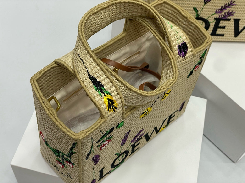 Summer Woven Tote Bag