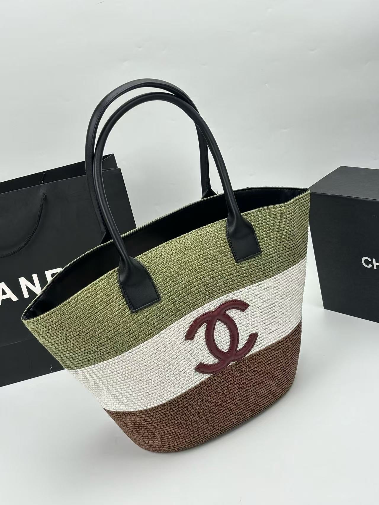 🌊 Beach Woven Tote Bag ✨