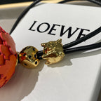 Beaded Leather Goldfish Charm 🐟