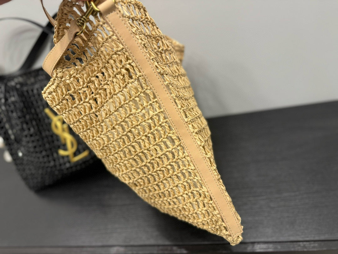 Y*S*L Handcrafted Crochet Net Shoulder Bag