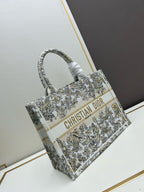 Art-Inspired Embroidered Tote Book