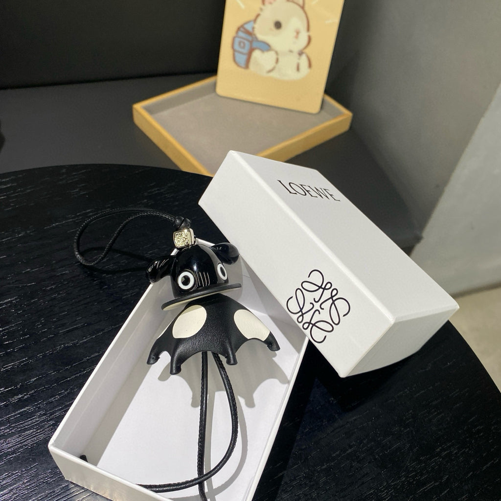 Puzzle Polka Dot Charm | Calfskin &  Acetate
