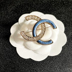 Logo Brooch | Multi-wear Style | Gold Tone