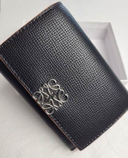 Meticulously Crafted L*o*ew*e Pebble Grain Calf Wallet