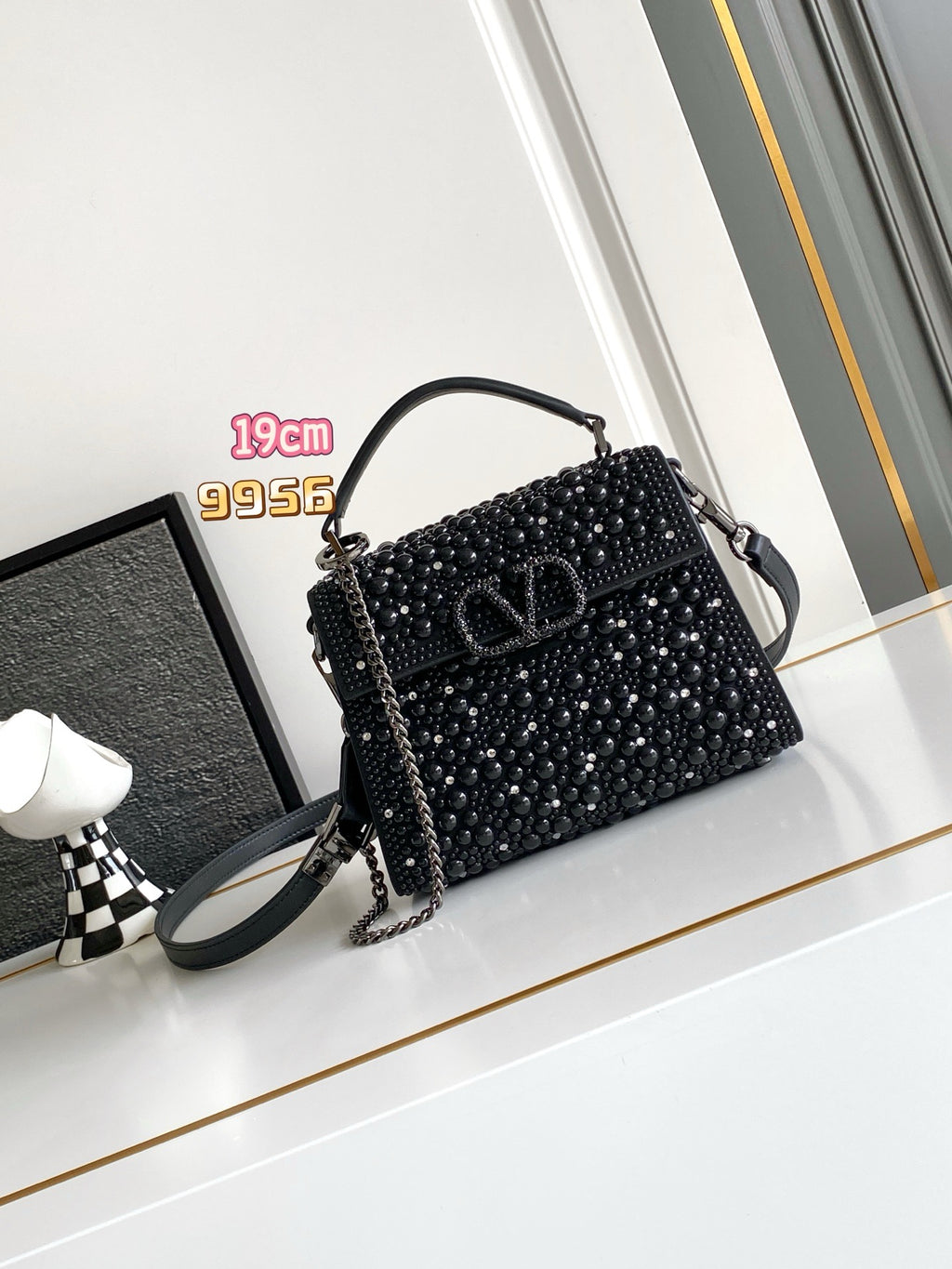 V-SLING Mini Crystal Bag | 9956 MTX