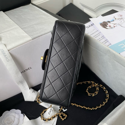 Mini Quilted Handle Flap Bag (Premium Quality)