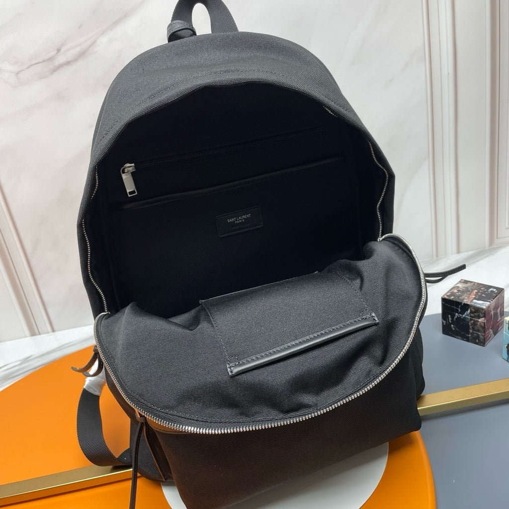 Premium Fabric Backpack – Limited Edition with Italian Leather Accents