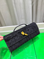 Frosted Leather Evening Handbag