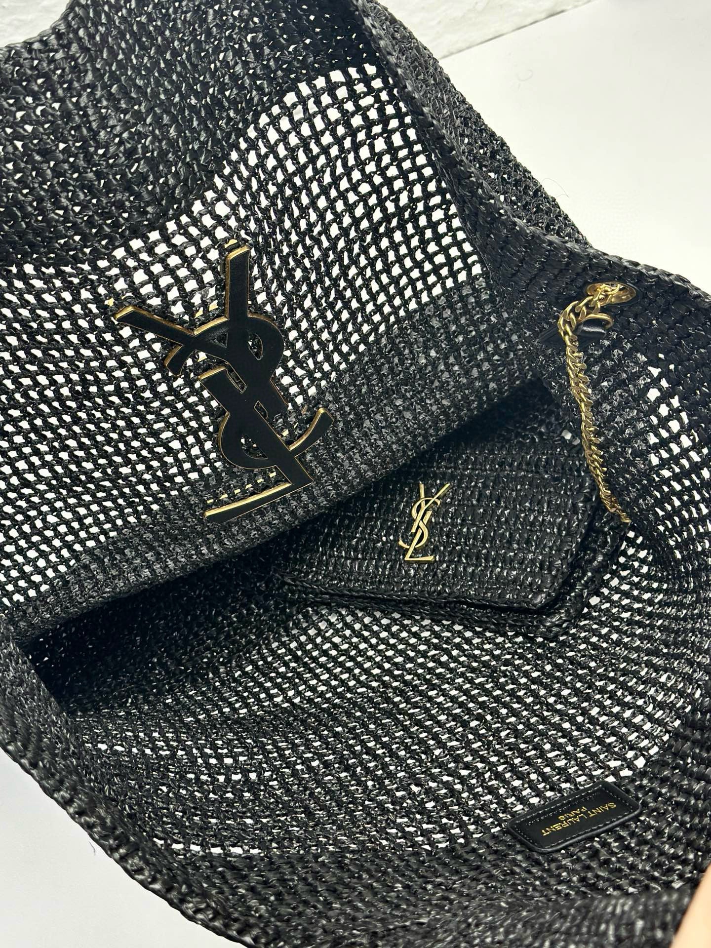 ICARE Natural Raffia Large Handwoven Tote Bag (High quality )