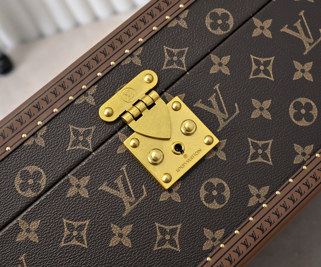 Monogram Canvas Jewelry &amp; Watch Box | 20209 | Premium Quality