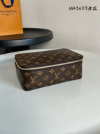 Monogram Canvas Jewelry Box | 3 Sizes | Premium Quality