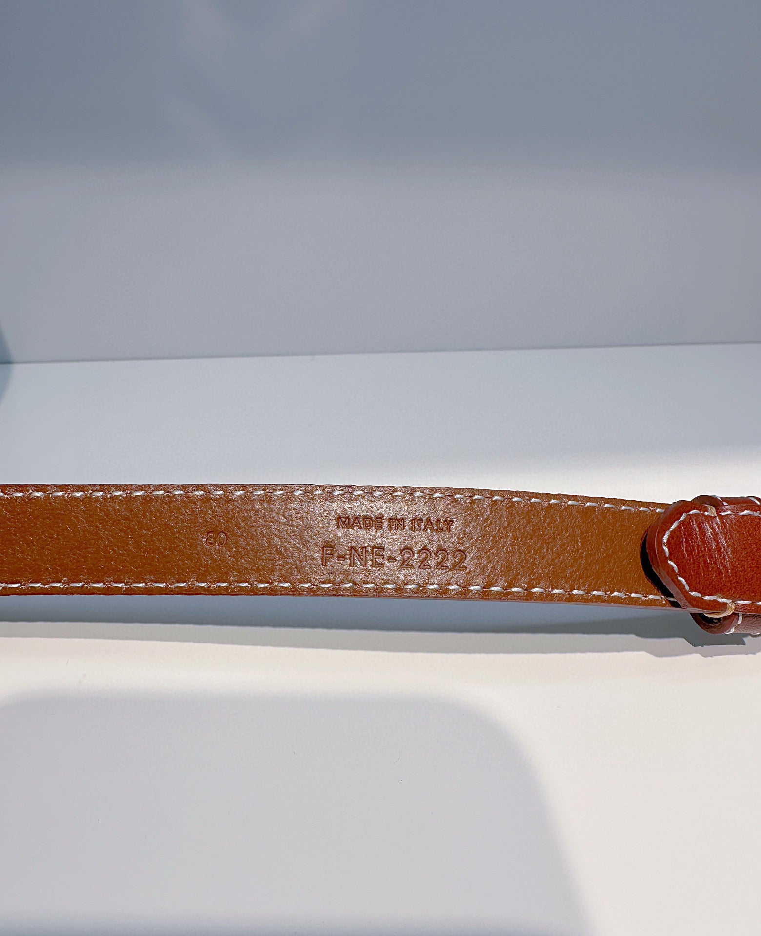 C Women's Belt – Handmade Tanneries Haas Novonappa Leather, Vintage French Style