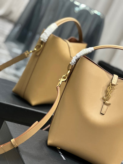 Y*S*L Bucket Bag in Original Italian Calfskin