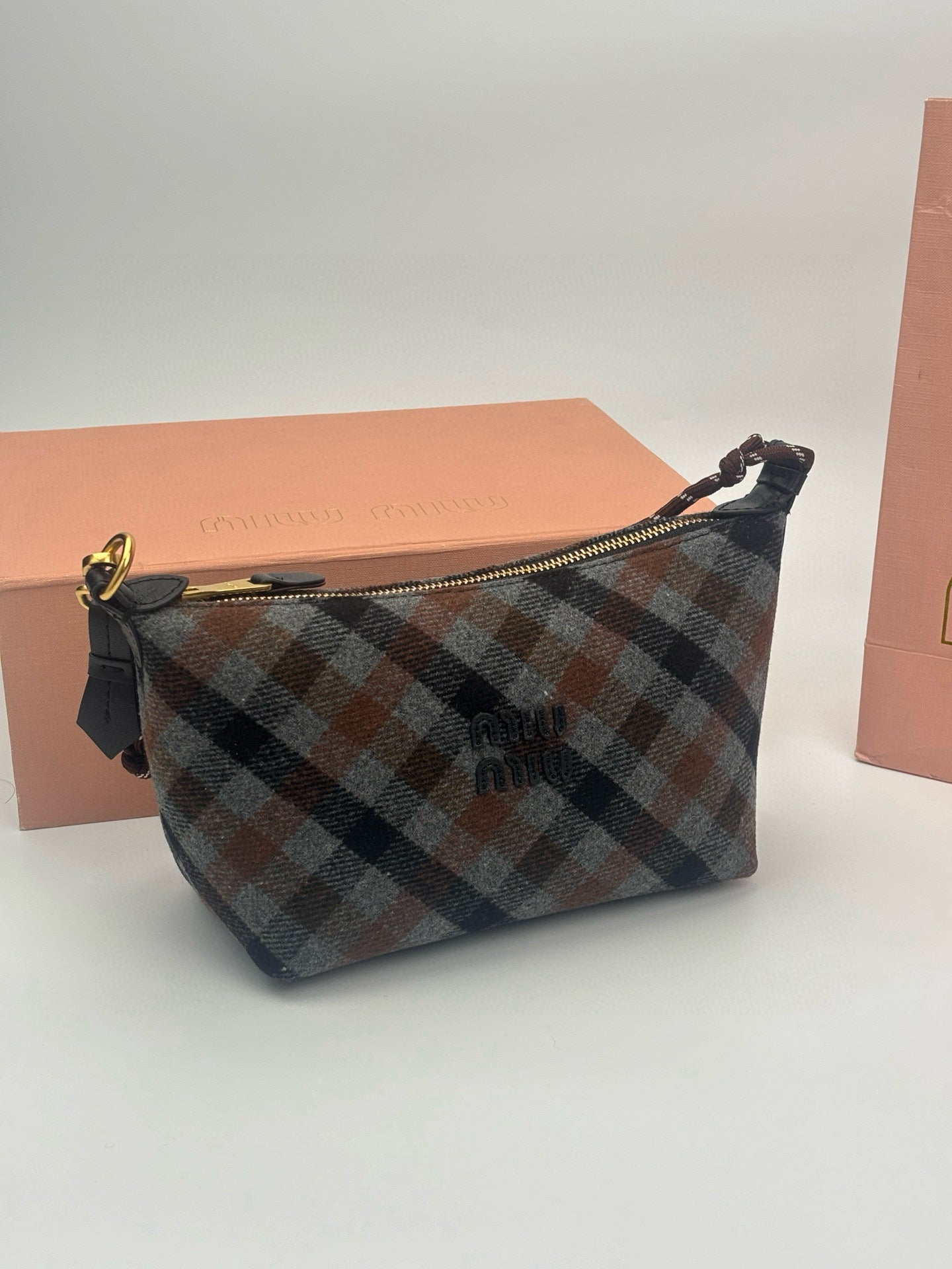 Plaid Mini Lunch Box Bag – Autumn/Winter Limited Edition