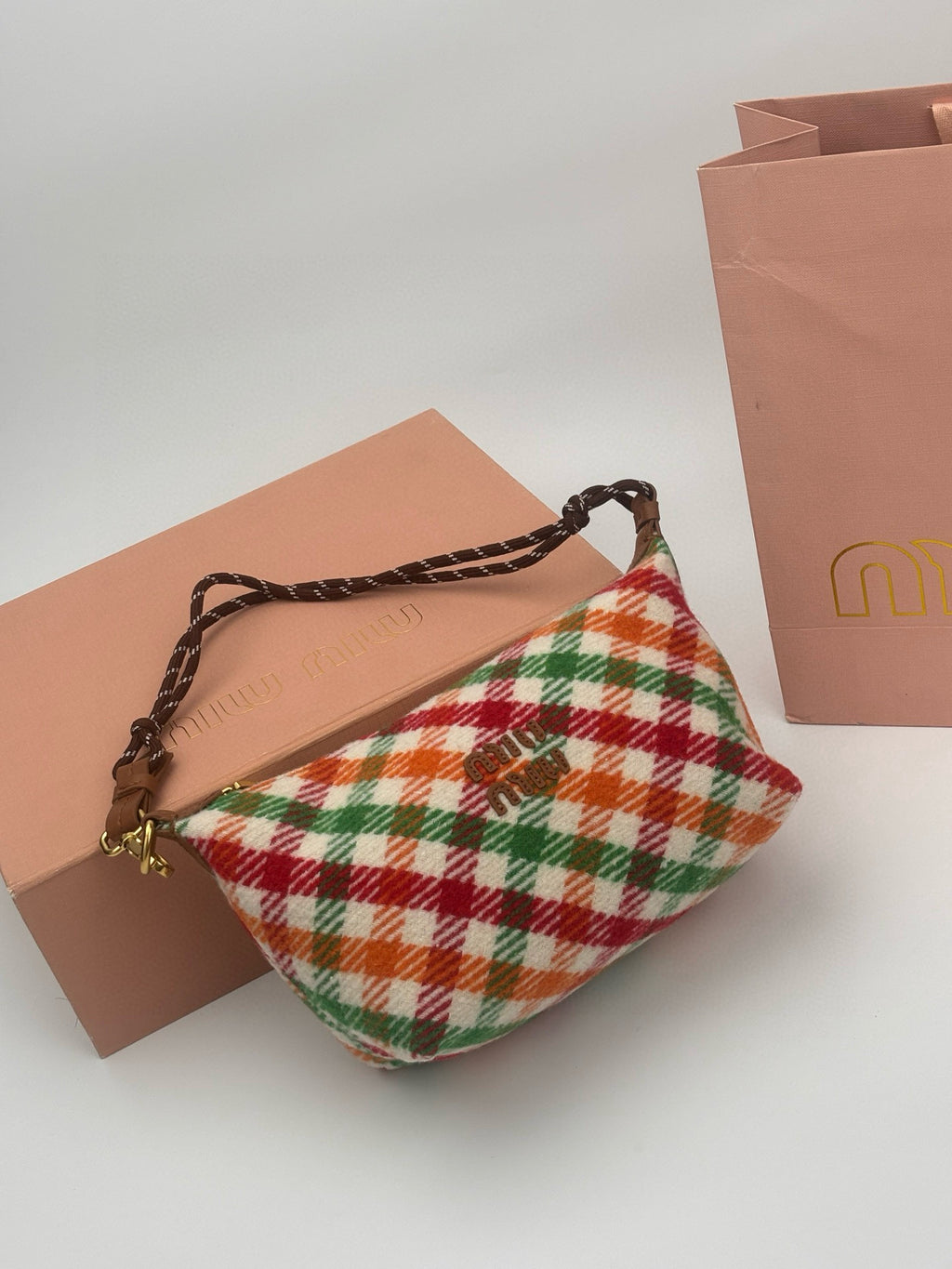 Plaid Mini Lunch Box Bag – Autumn/Winter Limited Edition