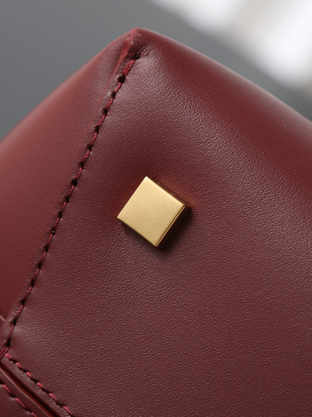 Bucket Bag | LE 37 | Smooth Calfskin | Dark Red (Premium Quality )
