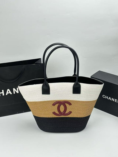 🌊 Beach Woven Tote Bag ✨