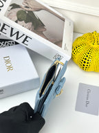 D Bow Logo Card Holder | S2867/ S2866| Lambskin |