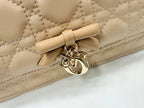 D Bow Top Handle Crossbody Bag