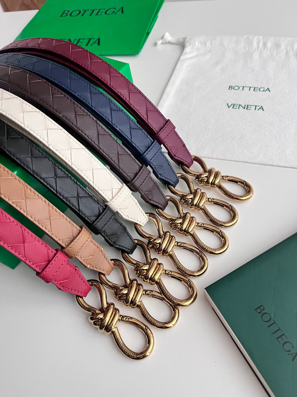 Woven Intrecciato Belt | Knot Buckle | 2.0cm | 2026