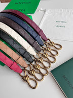 Woven Intrecciato Belt | Knot Buckle | 2.0cm | 2026