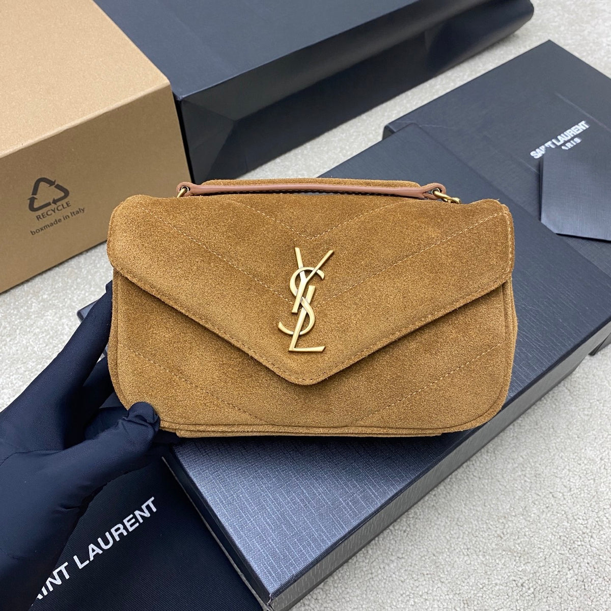 LouLou Suede Bag |Premium Quality|
