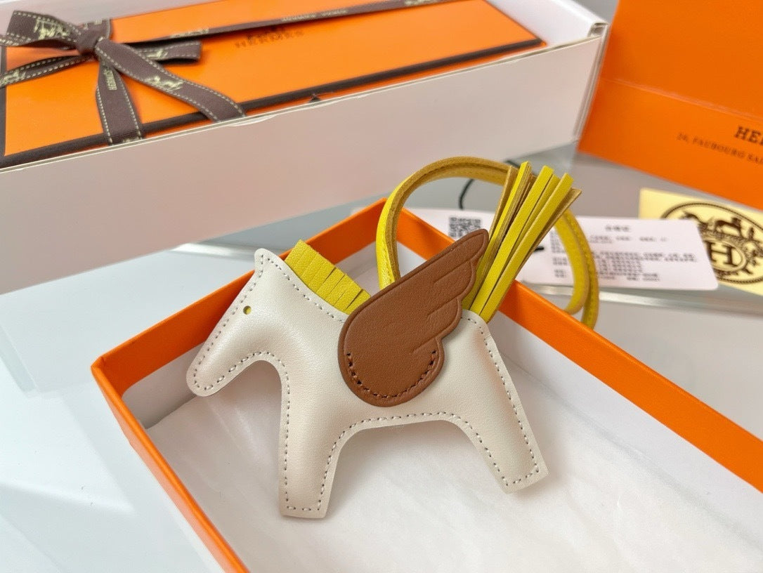 Premium Quality – Leather Pegasus Bag Charm (2025 New Model)