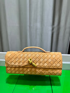 Frosted Leather Evening Handbag