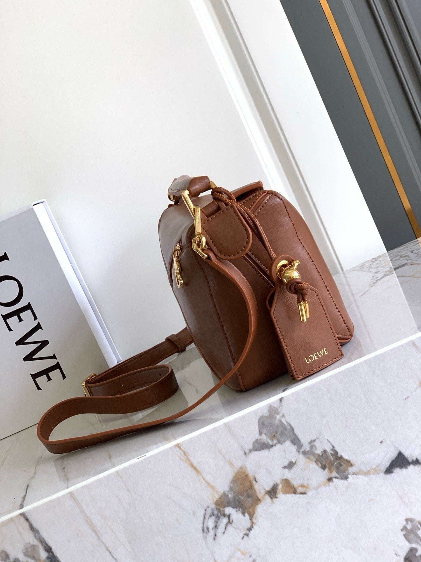 Premium Lambskin Geometric Puzzle Bag [Premium Quality]