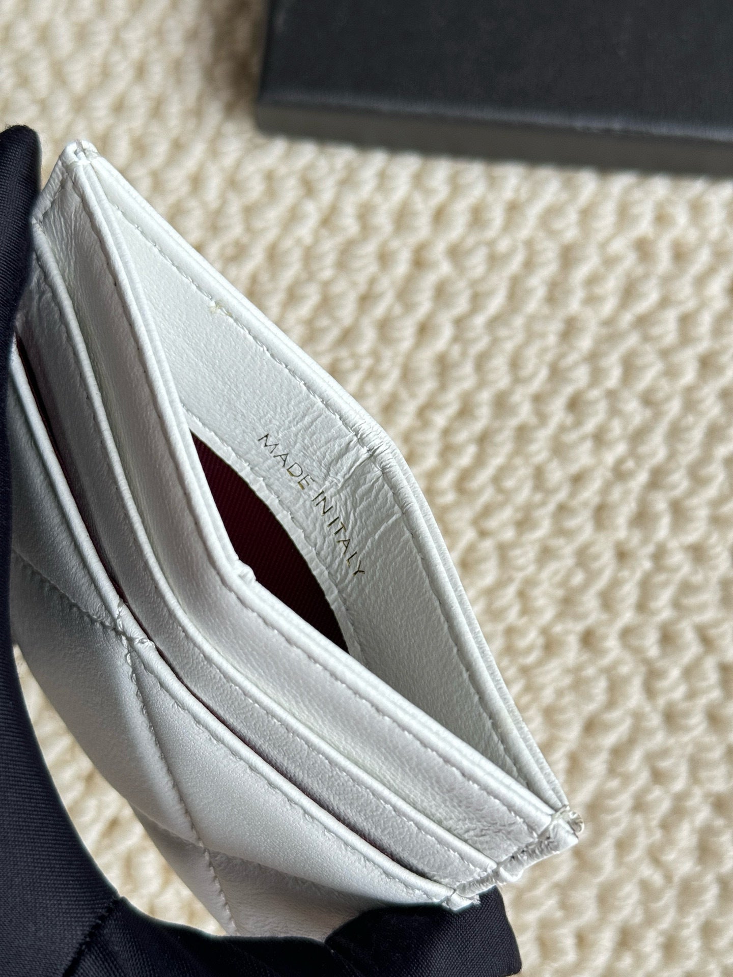 Quilted Lambskin Card Holder