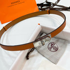 Slim Leather Waist Belt – Adjustable Fit