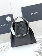 Caviar Leather Hobo Bag | 25C | Large | Premium quality|