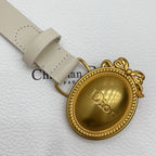 Médaillon Oval Buckle Belt — 25 mm
