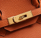 Elegant Togo-Textured Leather Handbag – Premium Craftsmanship
