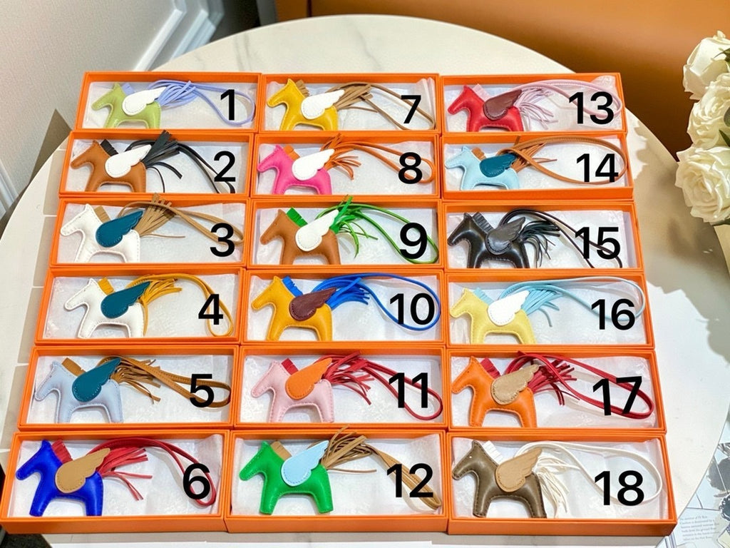 Premium Quality – Leather Pegasus Bag Charm (2025 New Model)