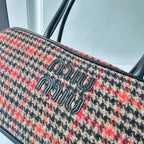 Houndstooth Bowling Bag – New Collection
