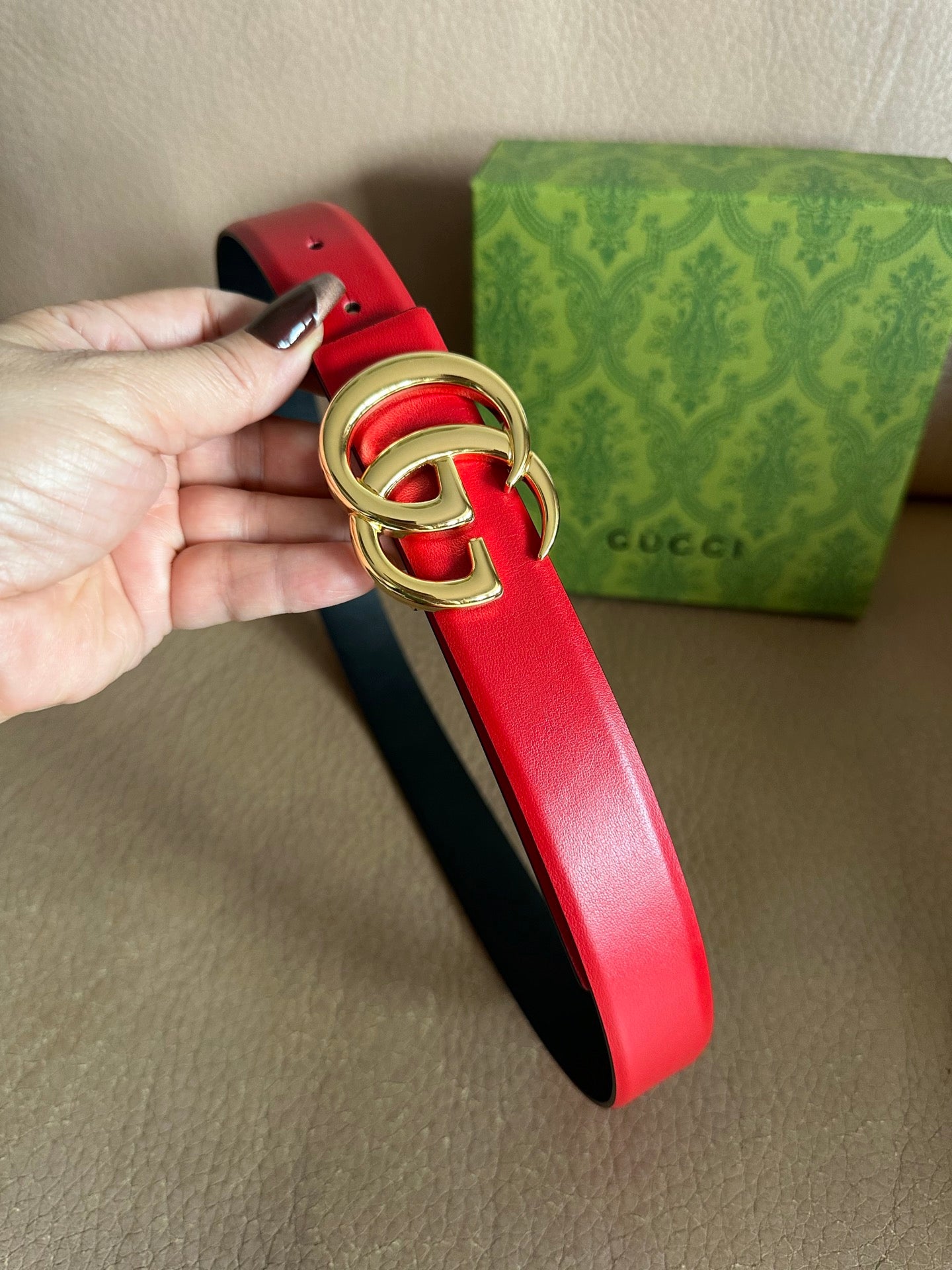 Double Letter Reversible Belt
