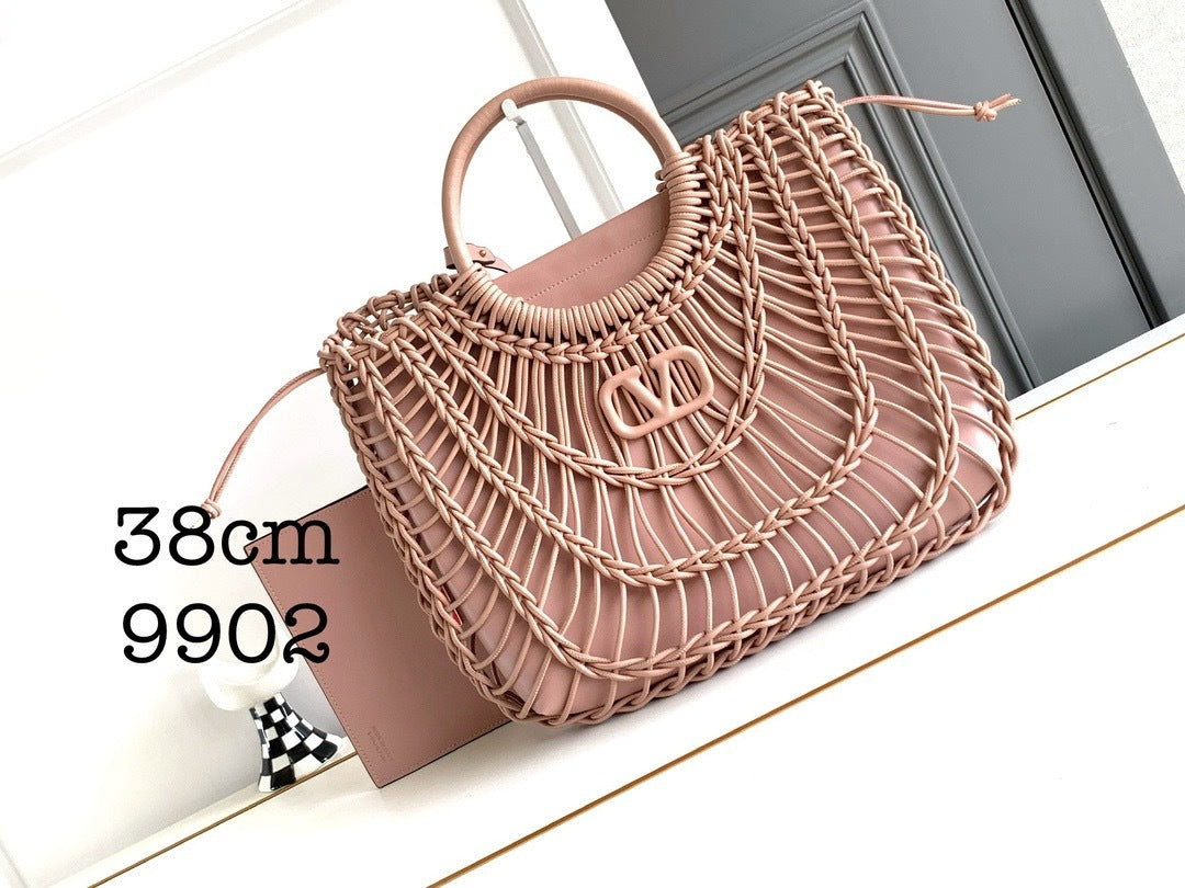 Garava Allknots Woven Leather Tote | 9902 MTX